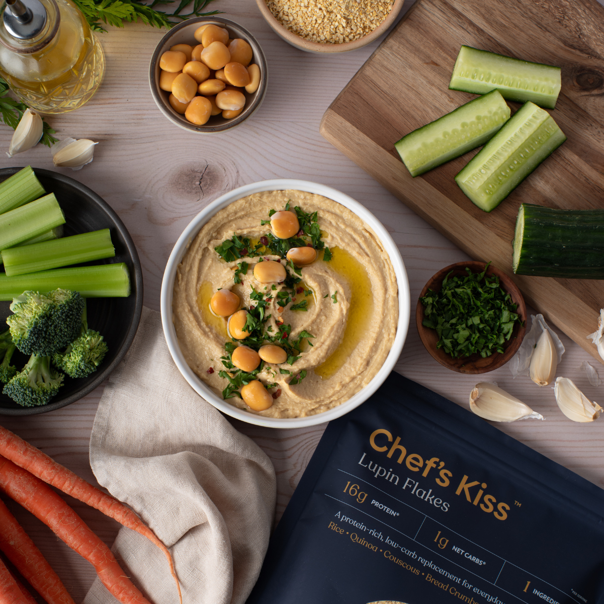 Low Carb Lupin Hummus