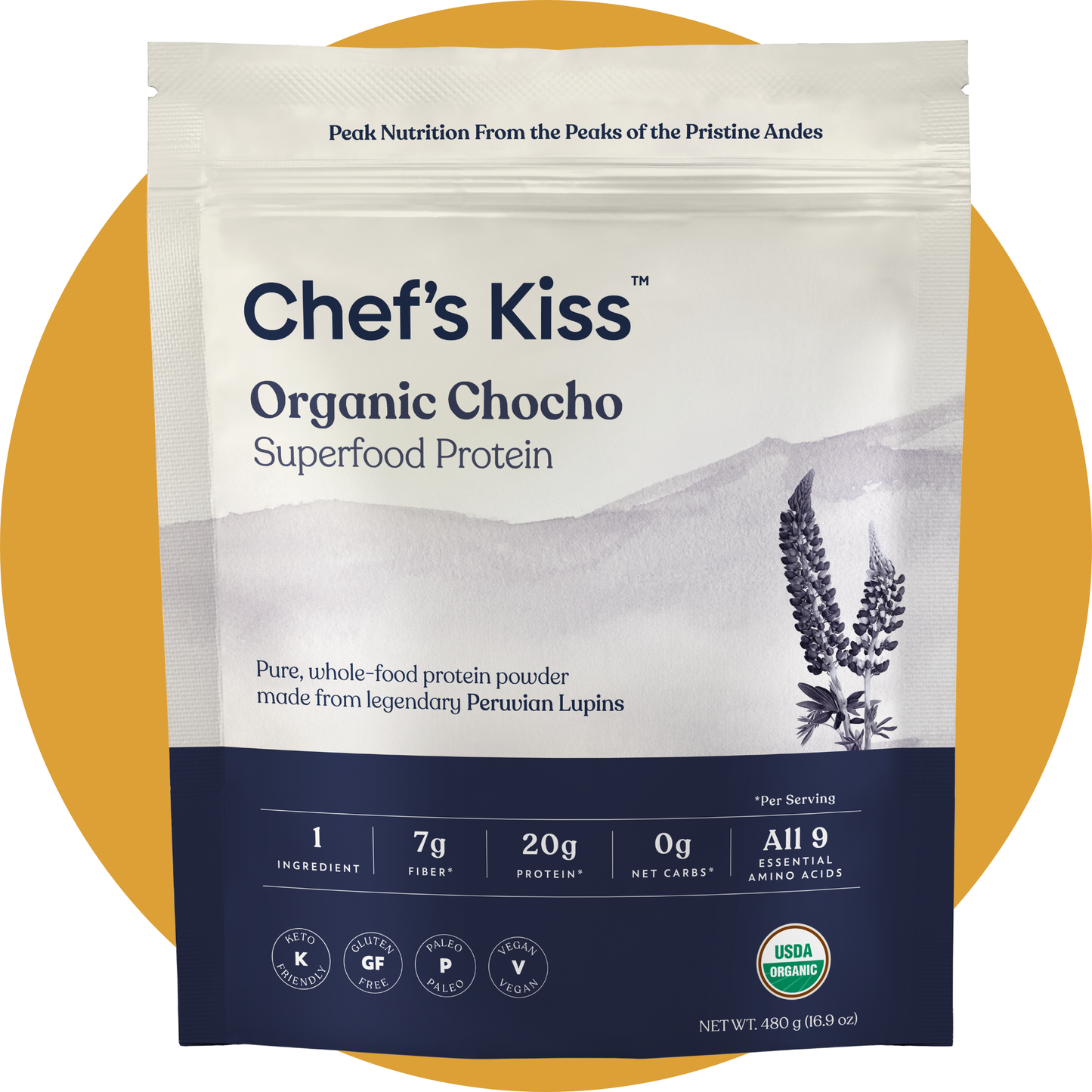 Organic Chocho Lupin Powder